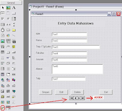 Cara Membuat Program Simpan Edit Dan Delete Dengan Visual Basic 6.0