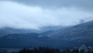 Heavy overcast above the parents' hotel