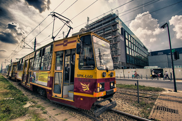 Tram a Lodz