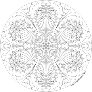 Mandala to print and color- available in jpg and transparent png format