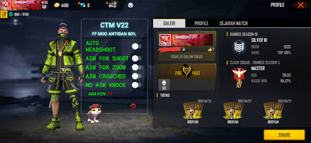 Free Fire CTM V22