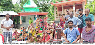 পাইকগাছায় মন্দিরের কর্তৃত্ব নিয়ে দু’পক্ষের বিরোধ চরমে; লুটপাটের মামলা দিয়ে হয়রানি করার চেষ্টা