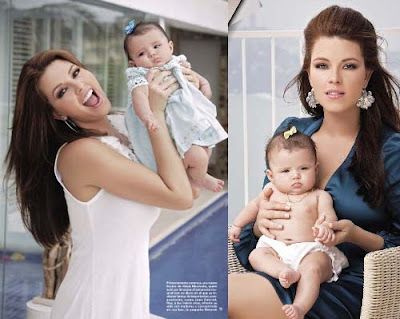 Former Miss Universe Alicia Machado posed for the Mexican edition of Hola 