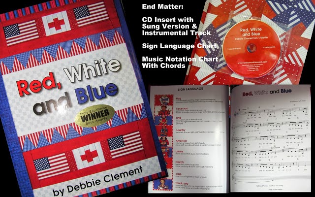 "Red, White and Blue" Patriotic Picture Book for Veteran's Day at RainbowsWithinReach