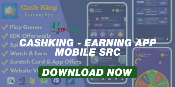 Cash King - Android Earning App with Admin Panel Free Download