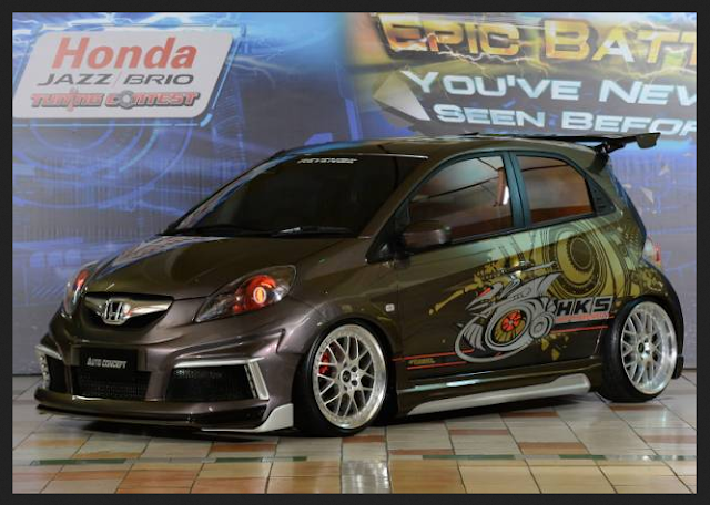 Gambar Modifikasi Honda Brio Ceper 2017