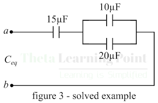 series and parallel combination of capacitors