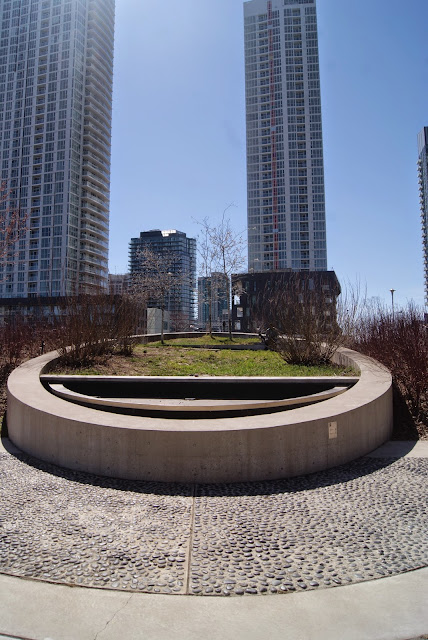 Douglas Coupland at Canoe Landing Park in Toronto, culture, public, installation, ciyplace artspace, art, artmatters, urban, fishing, ontario, canada, MOCCA, walk tour, beaver dam