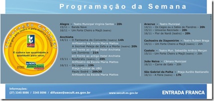 Programação 14.11 a 16.11