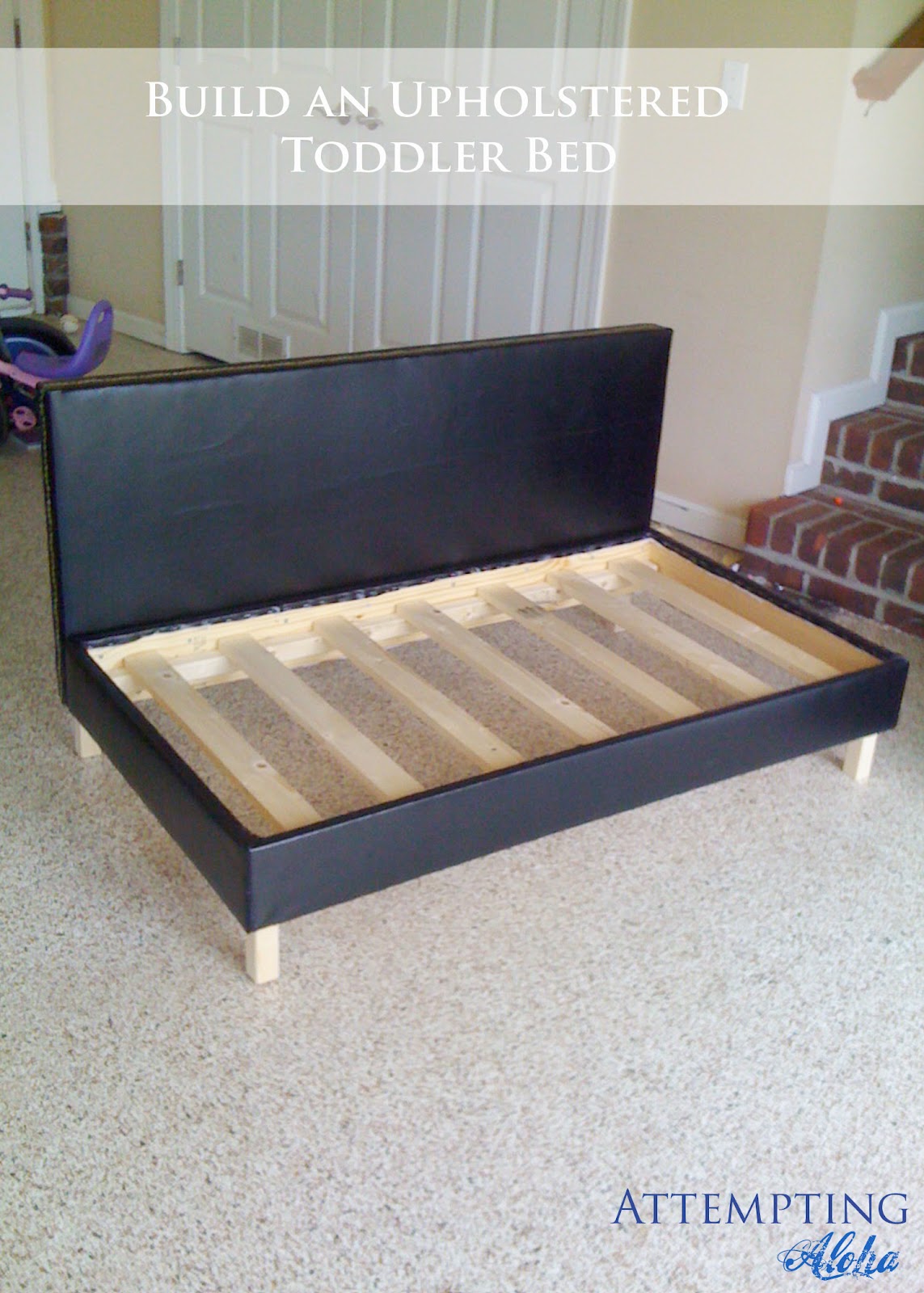 Attempting Aloha: DIY Upholstered Toddler Bed / Couch Plans