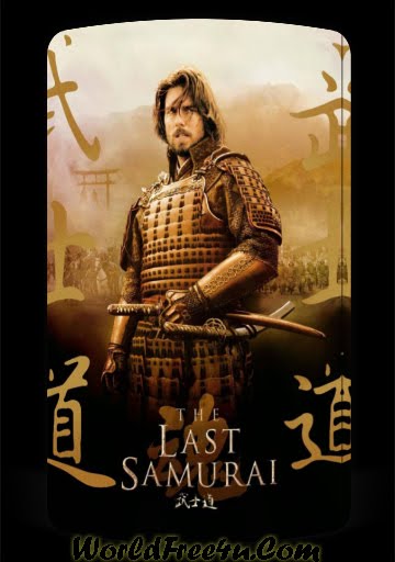 Poster Of Movie The Last Samurai (2003) Bluray Rip 720P HD Dual Audio Hindi & English Free Download At worldfree4u.com