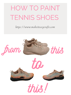 paint tennis shoes