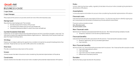 Business case Study Example