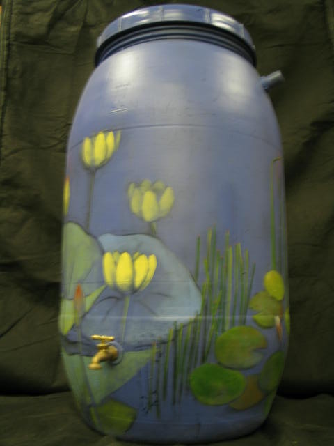 the Annandale Blog: Decorated rain barrels support water ...