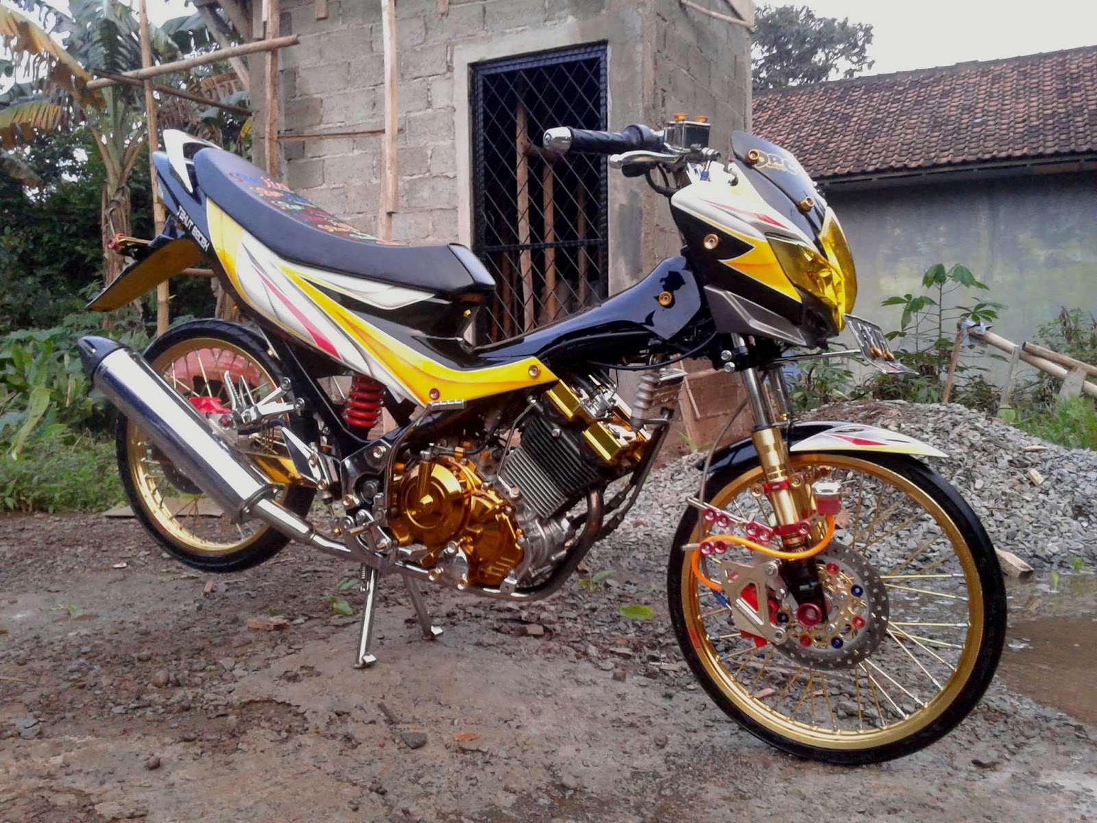 82 Modifikasi Motor Suzuki Satria Fu 2012 Terlengkap Oneng Motomania