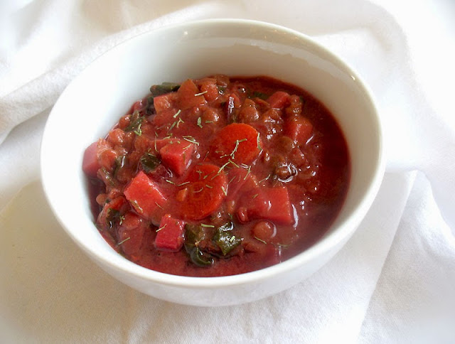 beet lentil vegetable soup