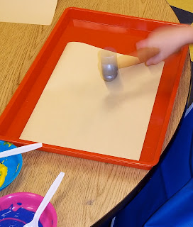 Hammer painting for preschoolers (Brick by Brick)