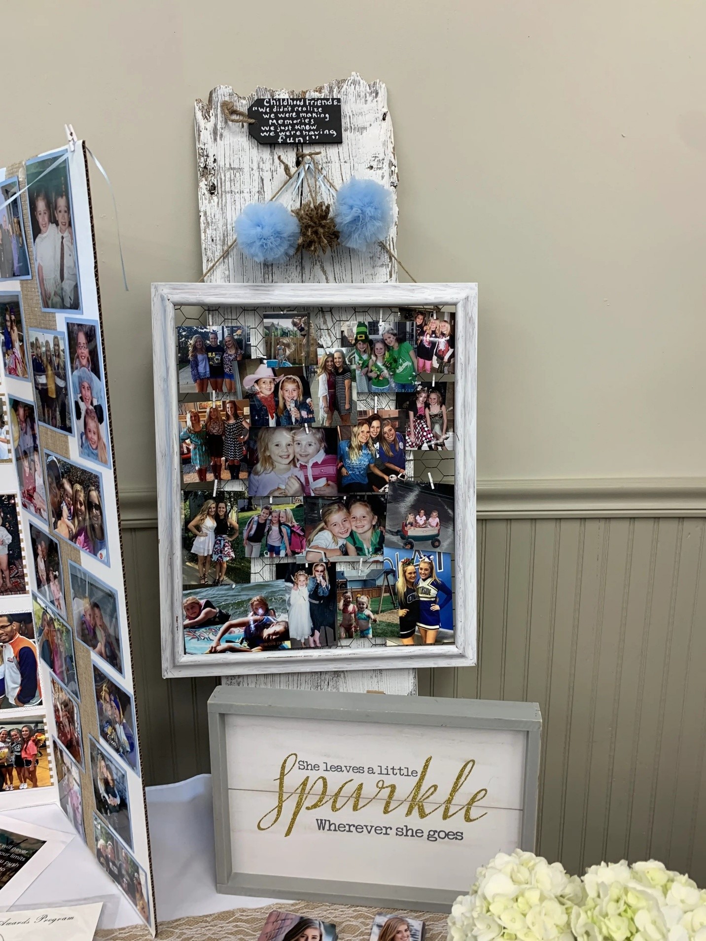 Graduation Party Photo Display Ideas