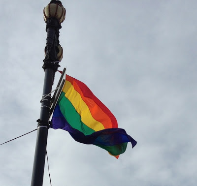 LGBT Pride rainbow flag in San Francisco