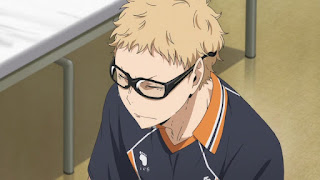 ハイキュー!! アニメ  3期 9話 | 月島蛍 Kei Tsukishima CV. 内山昂輝 | Karasuno vs Shiratorizawa | HAIKYU!! Season3