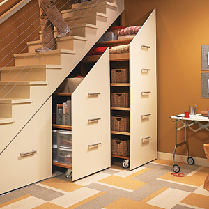 Under Stair Storage Ideas