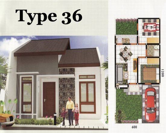 Denah Rumah Minimalis Type 36