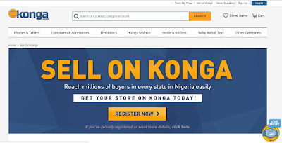 sell on konga nigeria online shopping store