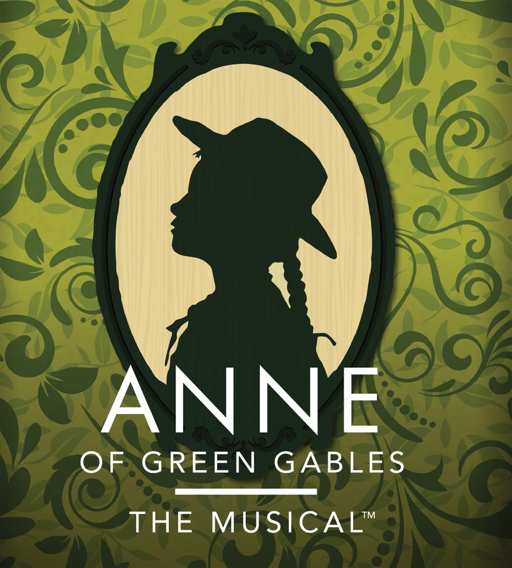 Anne of Green Gables: The Musical, promotional image showing Anne's silhouette