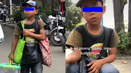 Bocah Viral Yang Rela jalan kaki Berkilo - kilo Jualan Tahu Bulat Demi Pengobatan Ibunya