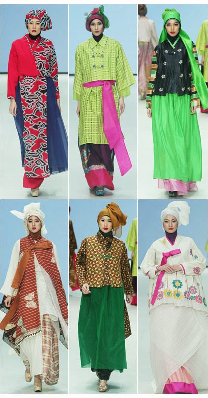 FOTO MODEL  Baju  Busana Muslim Terbaru 2014 Hanbok  Ala 