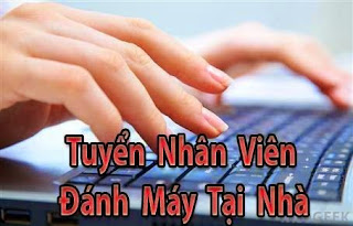  Đánh máy tại nhà