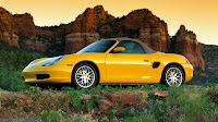 Yellow Porsche Boxster