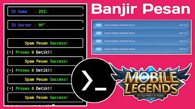 Tools spam mobile legends via termux terbaru