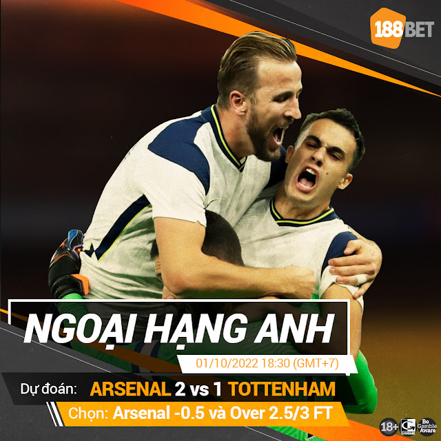 NHẬN ĐỊNH NGOẠI HẠNG ANH ARSENAL VS TOTTENHAM