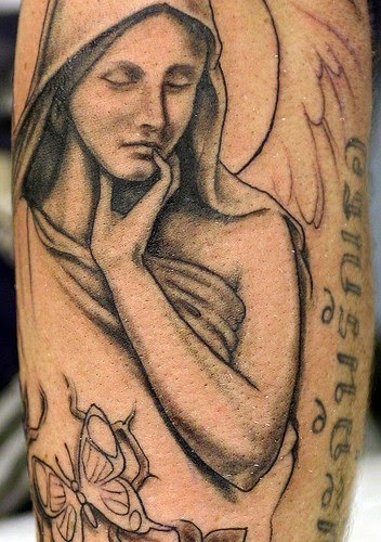 Labels Arm Angel Tattoo