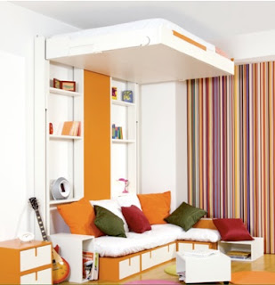ideas para tener un cuarto más colorido, muchos colores en las paredes del cuarto