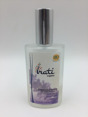 Desodorante con aceites esenciales de salvia y lavanda Irati Organic