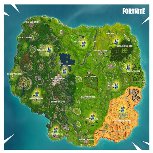 fortnite battle royale anniversary cakes locations guide 02b
