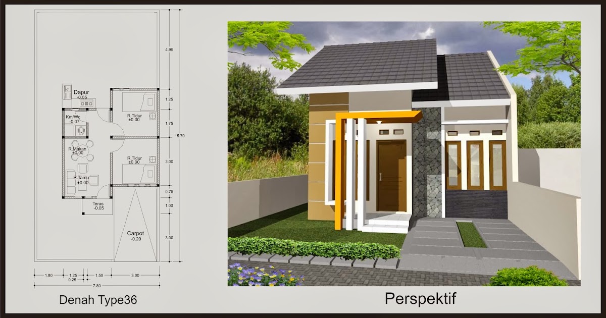 27 Rumah  Unik Sederhana  Type  36 