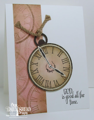 ODBD God's Timing, ODBD Custom Matting Circles Dies, Card Designer Angie Crockett