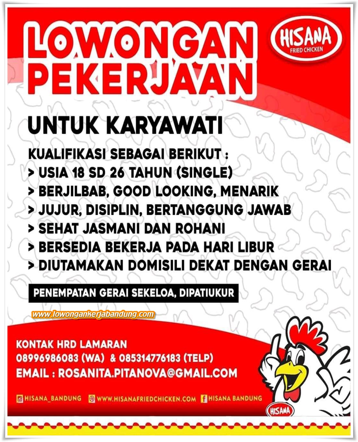 Lowongan Pekerjaan Di Bandung - LokerCumaCuma