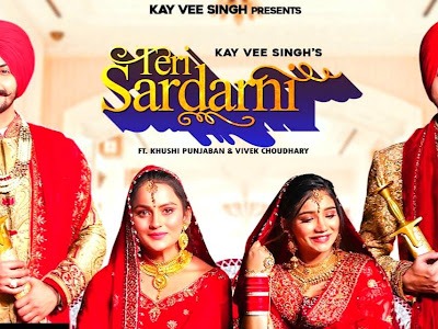  Teri Sardarni Lyrics हिन्दी ਪੰਜਾਬੀ - Kay Vee Singh