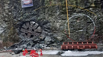 Photos of Pune Metro subway work, how a handful of Metro tunnels were built under the river