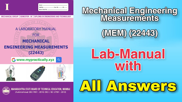 22443 Mechanical Engineering Measurements Lab Manual Answers Pdf | Msbte Lab Manual