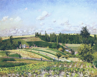Landscape, Harvest, Pontoise, 1873