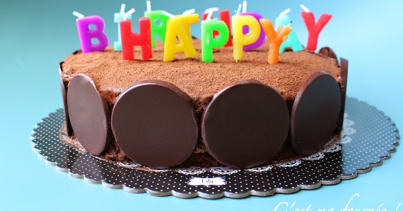 Le Gateau D Anniversaire Double Chocolat De Mercotte Une Seule Pate Deux Effets