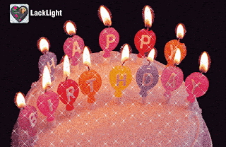 Happy Birthday Candles GIF Blinking