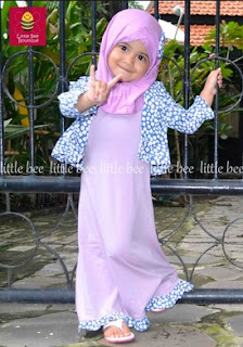 16 Desain Baju Anak Perempuan Muslim Model Terpopuler