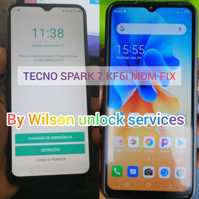 Tecno Spark 7 KF6i MDM AND ALL TECNO,INFINIX AND ITEL MDM JUMPING TO BROM ERROR FIXED 100%