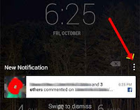 How to disable FB notifications on the screen locked